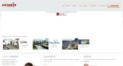 Desktop Screenshot of antaresengenharia.com.br
